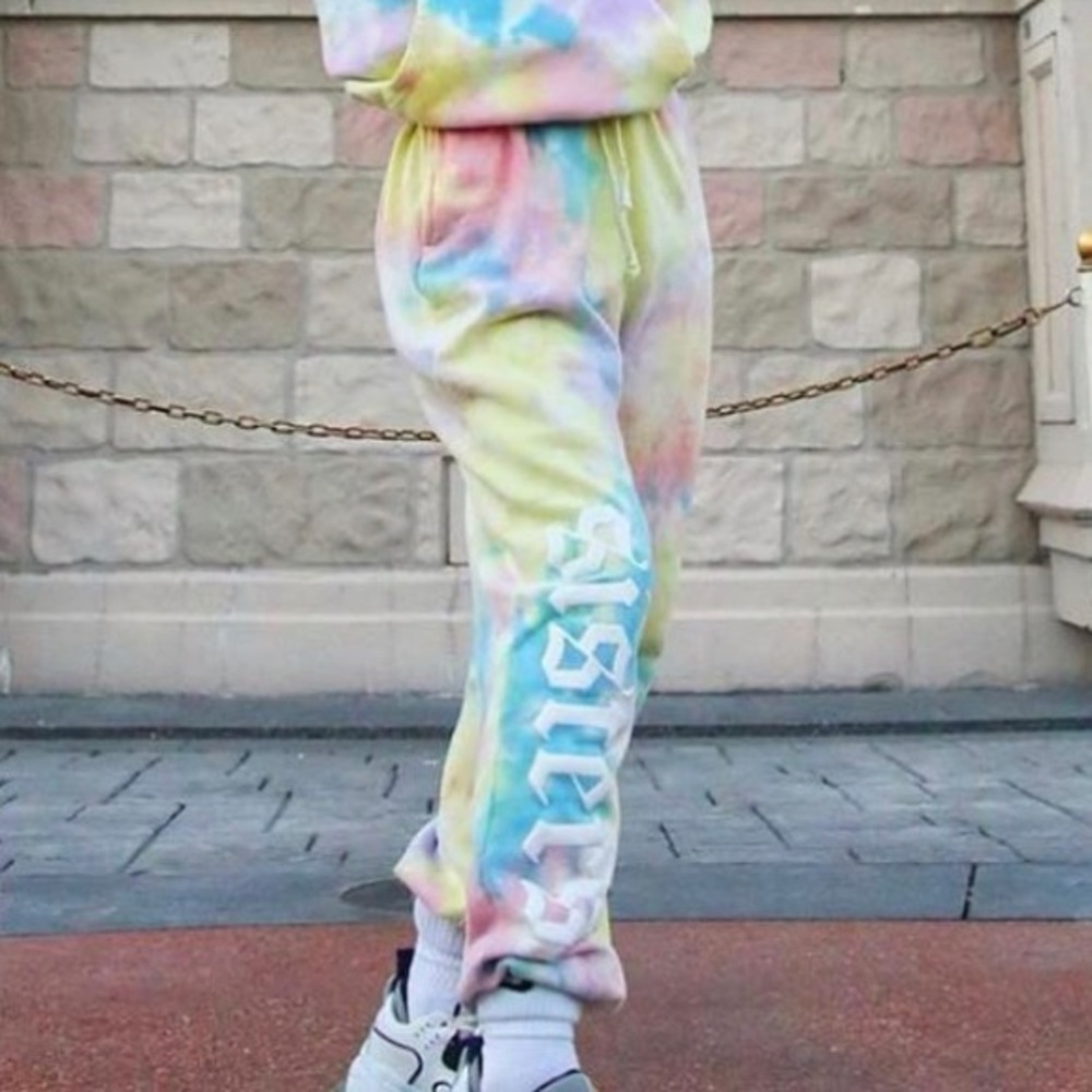SistersApparel Rainbow Sherbert Sweatpants